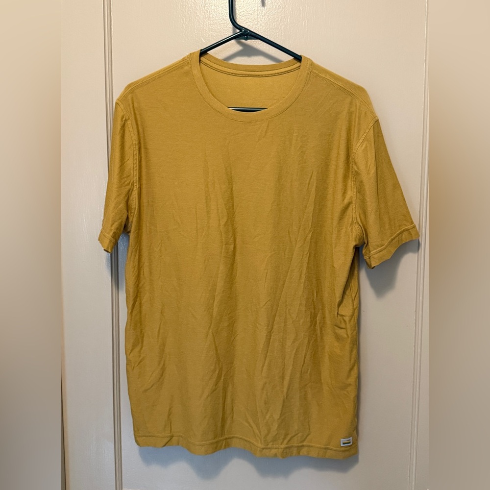 Vuori Yellow Short Sleeve Tee